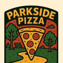 Parkside Pizza  logo.